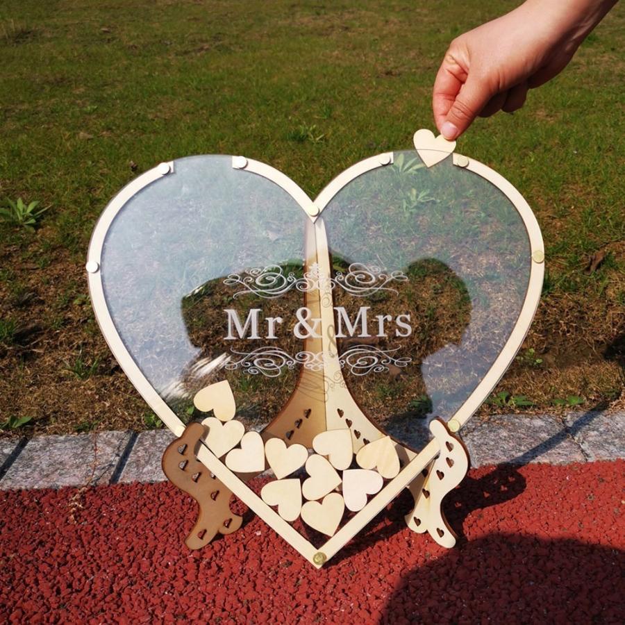 ウエディングドロップス ゲストブック 木製 結婚式 ハート 装飾 演出 ma01279Charlies 通販 Yahoo!ショッピング