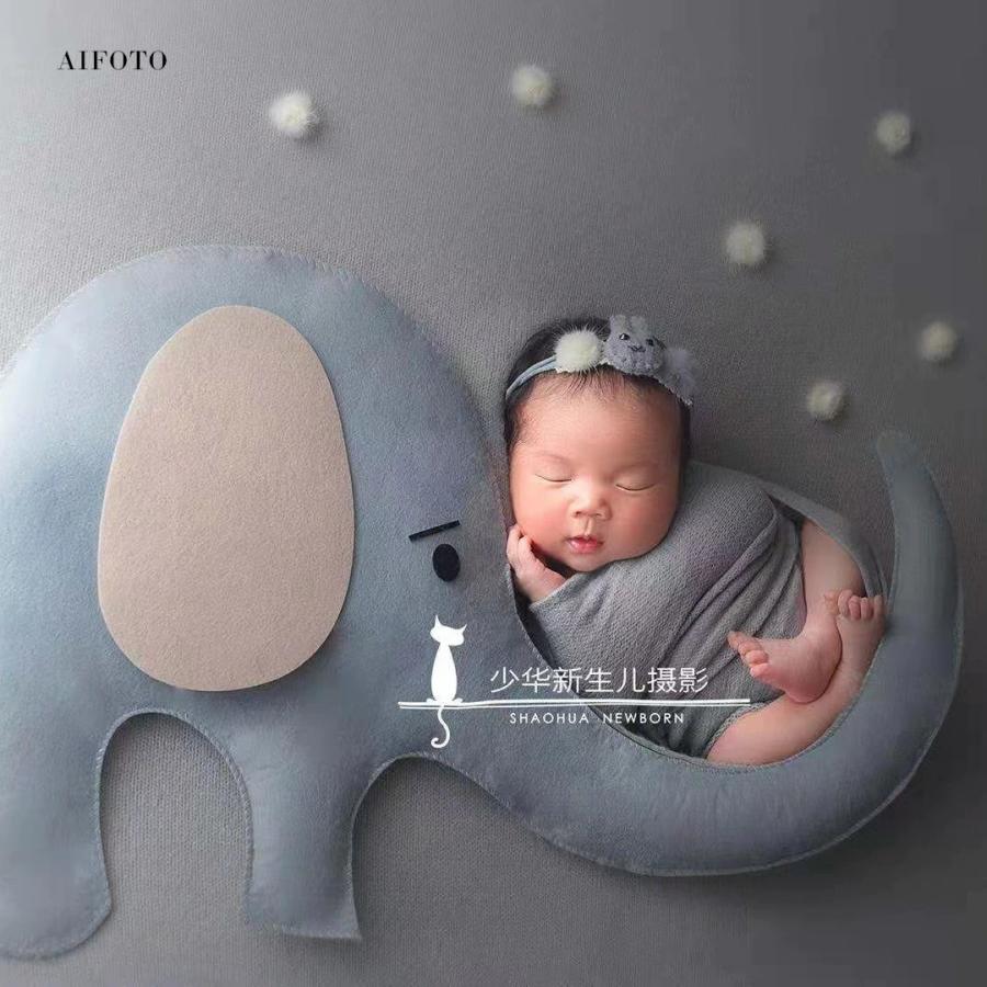 ニューボーンフォト 寝相アート スタジオ 羽 月桂樹 ニューボーン