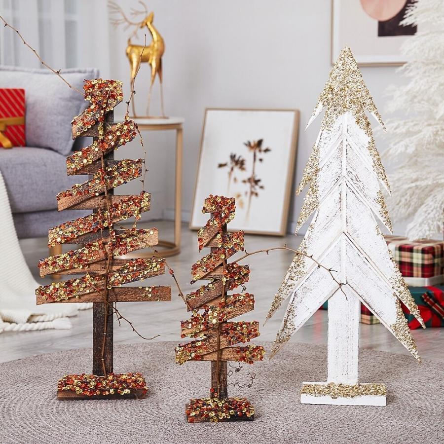 クリスマスツリー 卓上 置物 木製 デコレーション オーナメント :ma02517:Charlies - 通販 - Yahoo!ショッピング