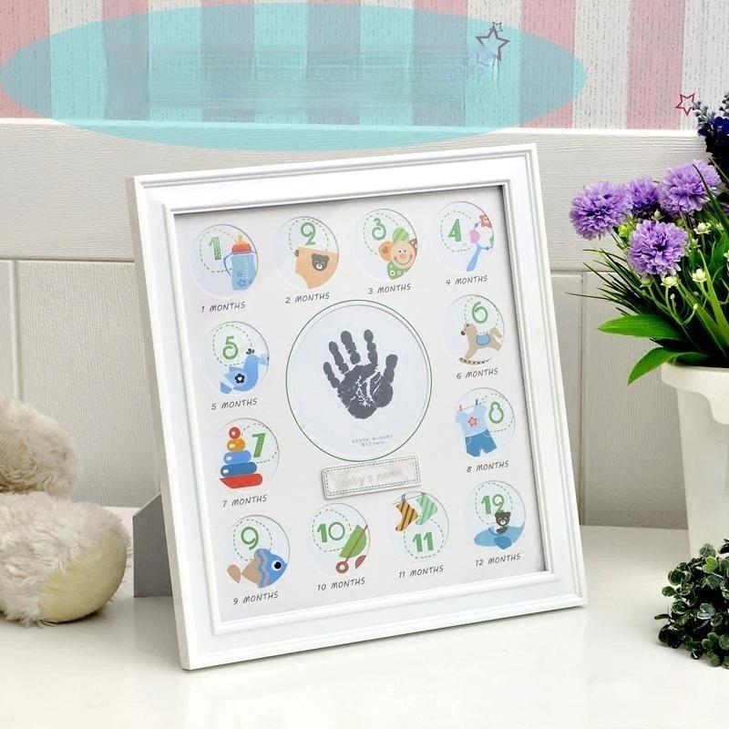 フォトフレーム ベビー 月齢 12か月 写真立て 記念 成長 手形 出産祝い 誕生日 Ma Charlies 通販 Yahoo ショッピング