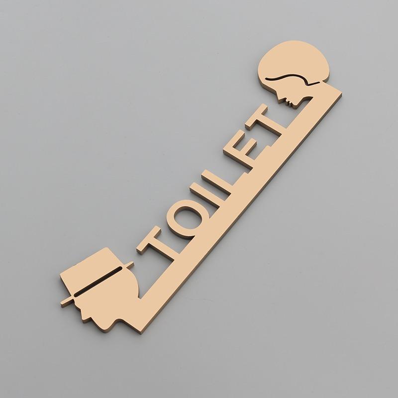 2年保証 トイレのプレート トイレ表札 アクリル モダン ドアステッカー 壁面 Wc ドアプレート おしゃれ Discoversvg Com