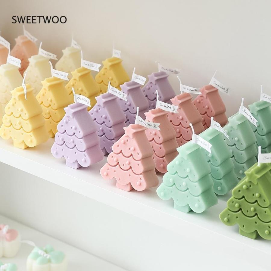 キャンドル クリスマスツリー 可愛い デコレーション アロマキャンドル インテリア 韓国 2pcs Ma Charlies 通販 Yahoo ショッピング