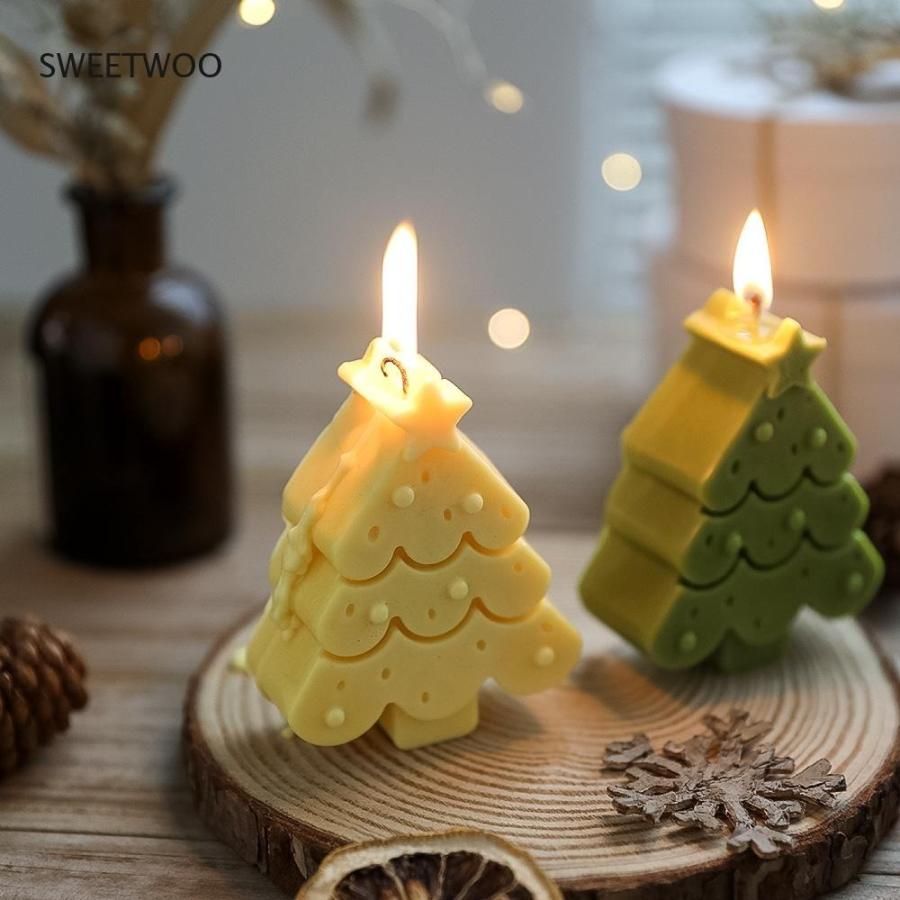 キャンドル クリスマスツリー 可愛い デコレーション アロマキャンドル インテリア 韓国 2pcs Ma Charlies 通販 Yahoo ショッピング