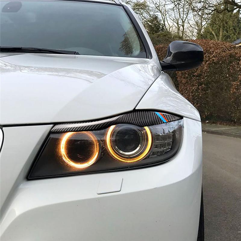 おすすめネット BMW E90セダン ヘッドライトカバー スモーク 2P 新品