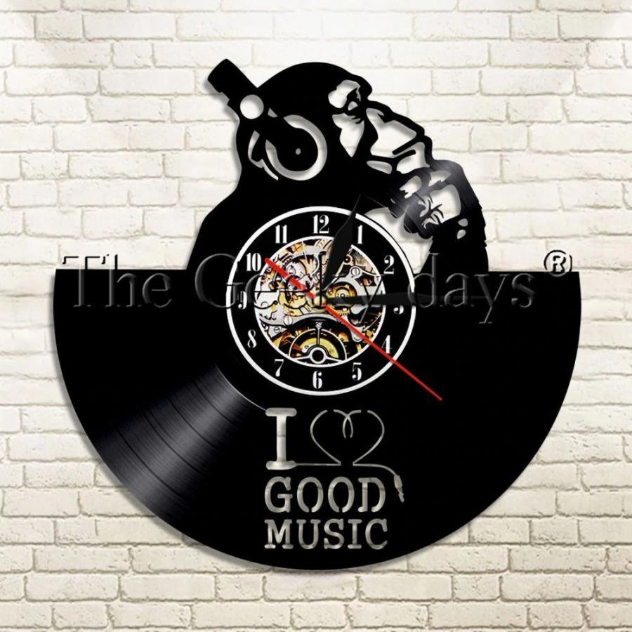 レコード盤壁掛け時計 Dj 音楽 人気 おしゃれ インテリア ディスプレイ シルエット デザイン 輸入雑貨 Na Charlies 通販 Yahoo ショッピング