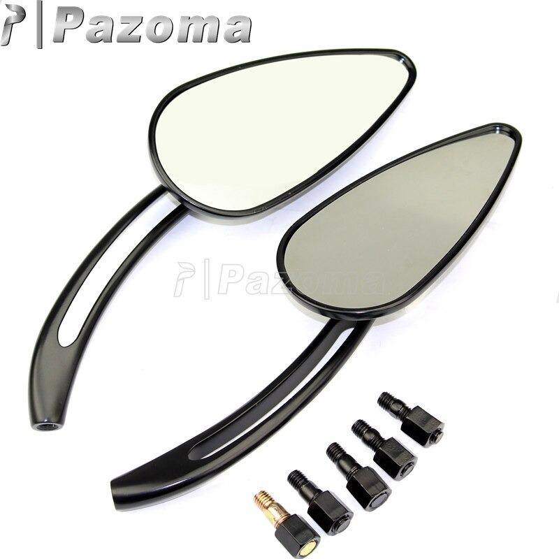 ハーレー バックミラー スカル スポーツスター ダイナ ツーリング