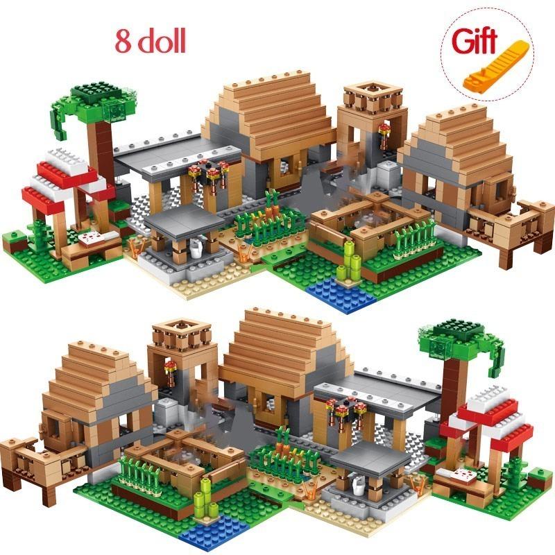 ブロック LEPIN マインクラフト ザ・ヴィレッジ レゴ 互換 : na01783