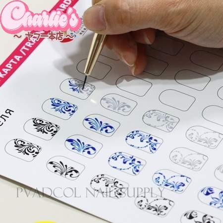 ネイルアート 練習 トレーニング テンプレート 練習帳 Na Charlies 通販 Yahoo ショッピング
