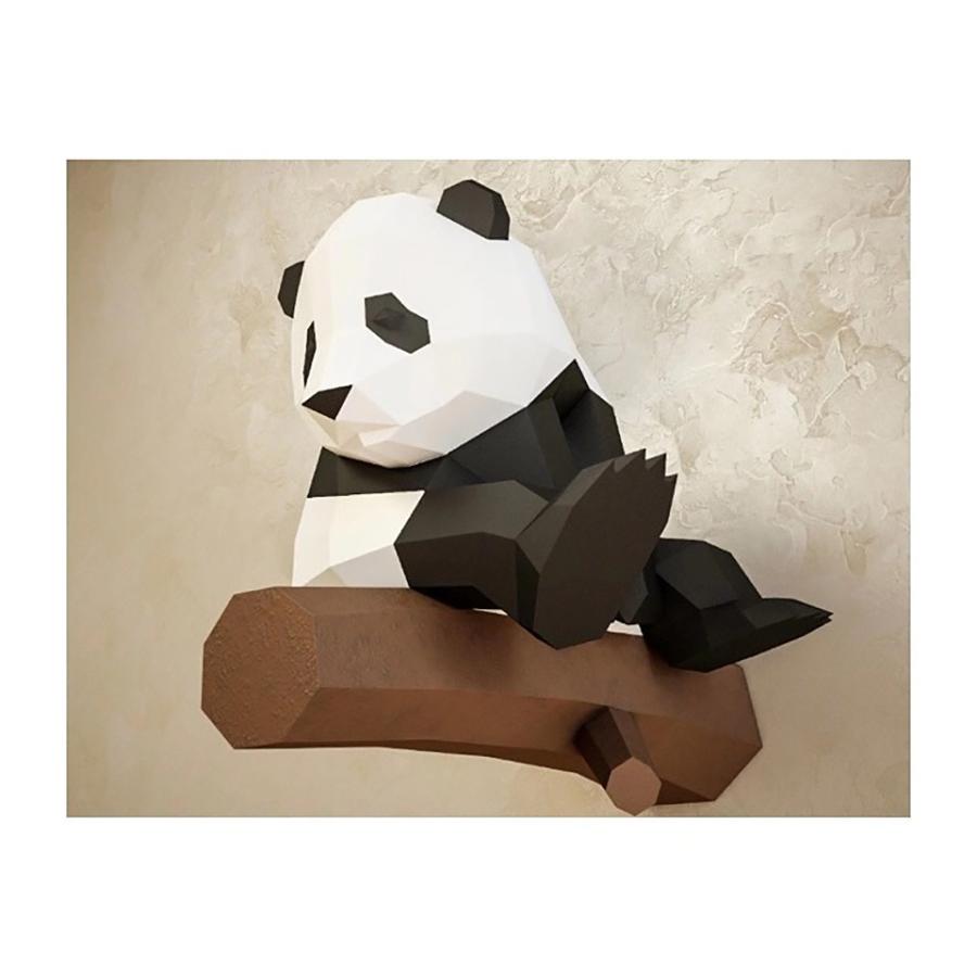 ペーパークラフト 3d パンダ 後ろ姿 オブジェ インテリア Na Charlies 通販 Yahoo ショッピング