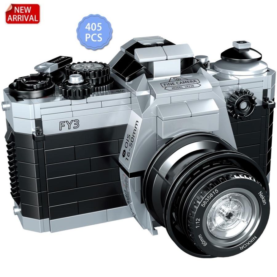 ブロック レゴ 互換 カメラ レトロ おもちゃ 知育玩具 :na04482