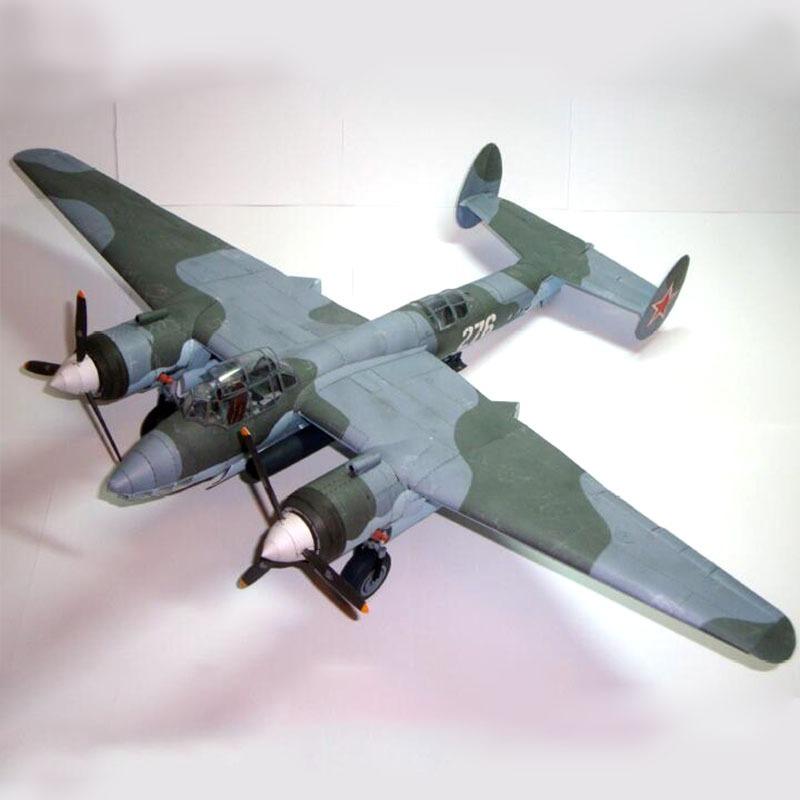 ペーパークラフト 3D 航空機 戦闘機 迷彩 アーミー 立体 パズル DIY