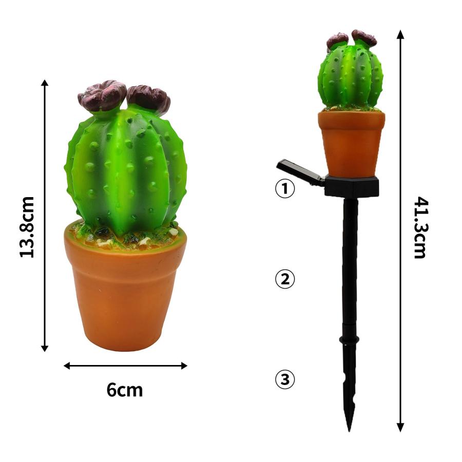 ガーデンライト ソーラーライト サボテン 多肉植物 庭 装飾 太陽光発電 Na Charlies 通販 Yahoo ショッピング
