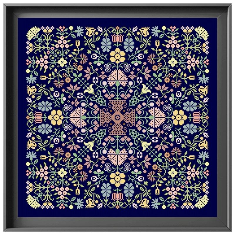 刺繍キット クロスステッチ 刺繍 セット 14CT 花 植物 花柄