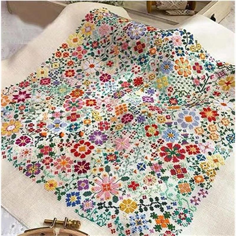 刺繍キット クロスステッチ 花 花柄 模様 カラフル : Charlies - 通販