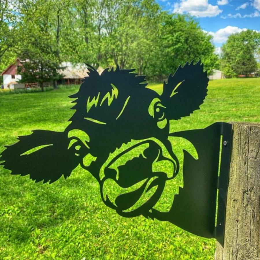 ガーデニング雑貨 飾り 庭 金属 装飾 動物 おもしろい 頭 のぞく Sk Charlies 通販 Yahoo ショッピング