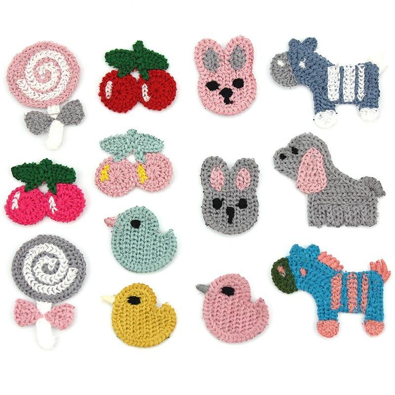 アップリケ パッチ ワッペン モチーフ 動物 ロリポップ ひよこ ウール 刺繍 かわいい 24個 Sk Charlies 通販 Yahoo ショッピング