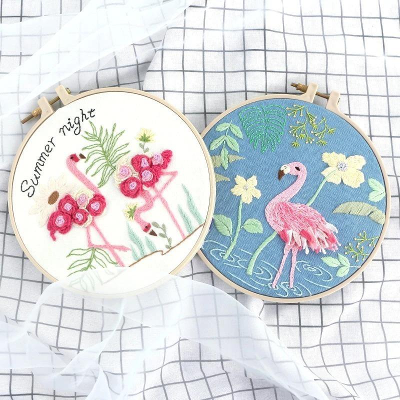 刺繍 クロスステッチ キット 初心者 簡単 Diy フラミンゴ 可愛い Ss Charlies 通販 Yahoo ショッピング