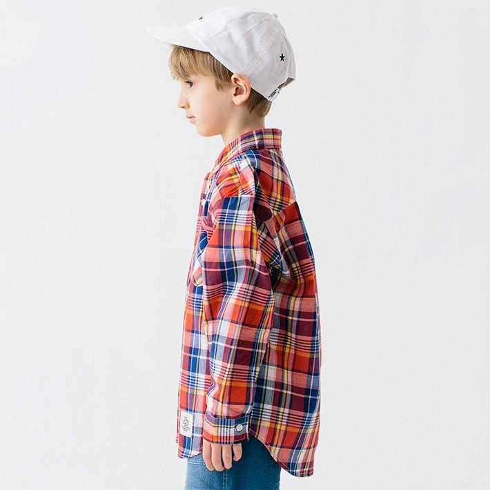 Sale スムージー Smoothy トップス チェックボタンダウンビッグシャツ 23sh 02 子供服 キッズ ブランド 男の子 女の子 ユニセックス おしゃれ 23sh 02 Charly Online Store 通販 Yahoo ショッピング