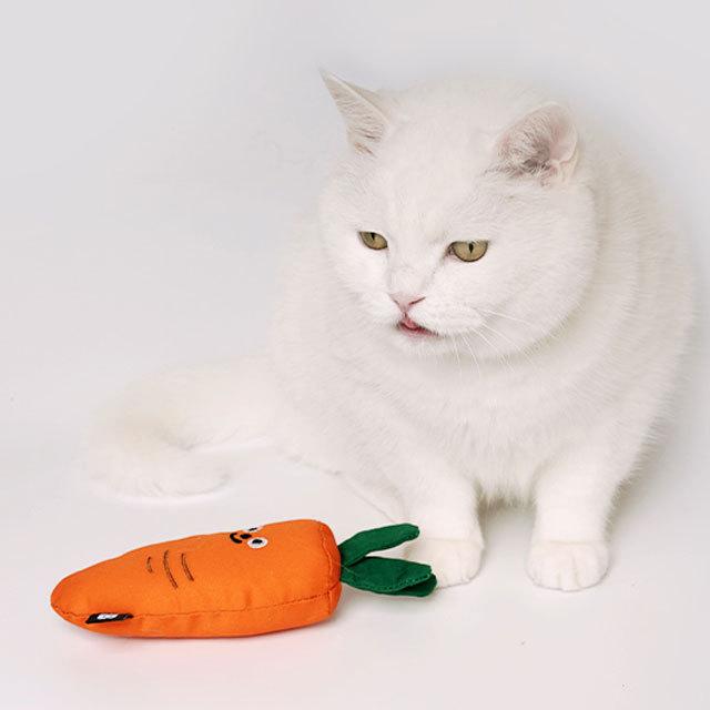 ペット 猫 おもちゃ にんじん ペットグッズ 韓国 かわいい ペット用品 可愛い 音 噛む プレゼント 誕生日 Biteme Carrot セレクトショップcharme 通販 Yahoo ショッピング