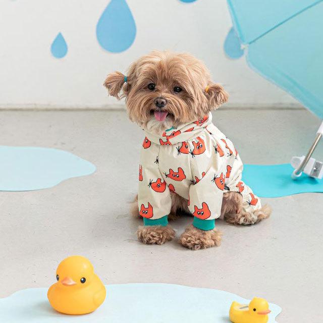 犬 レインコート 小型犬 犬用 ポンチョ 着せやすい フルカバー