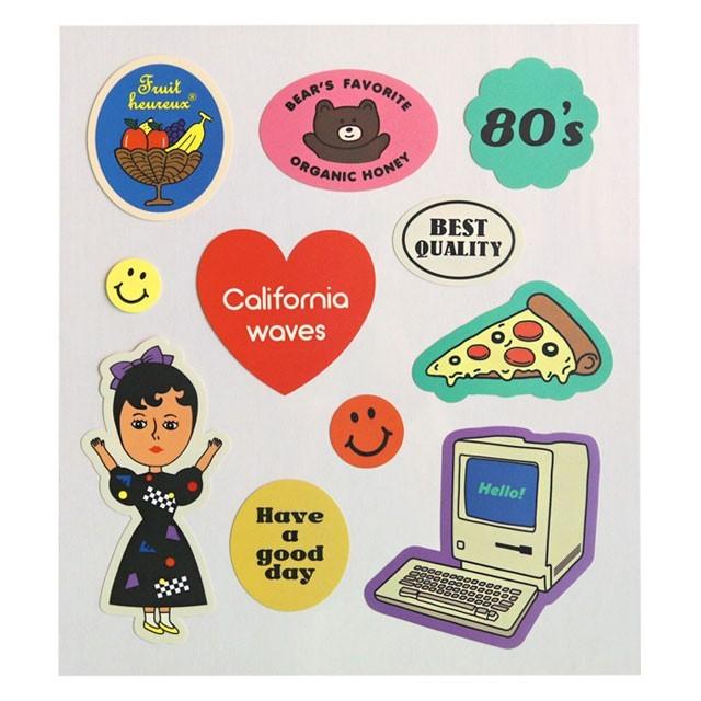 シール ステッカー 韓国 ラベル ブランド おしゃれ キャラクター おもしろ かわいい スマホ スーツケース 手帳 面白い 文字 Remstiv2 セレクトショップcharme 通販 Yahoo ショッピング