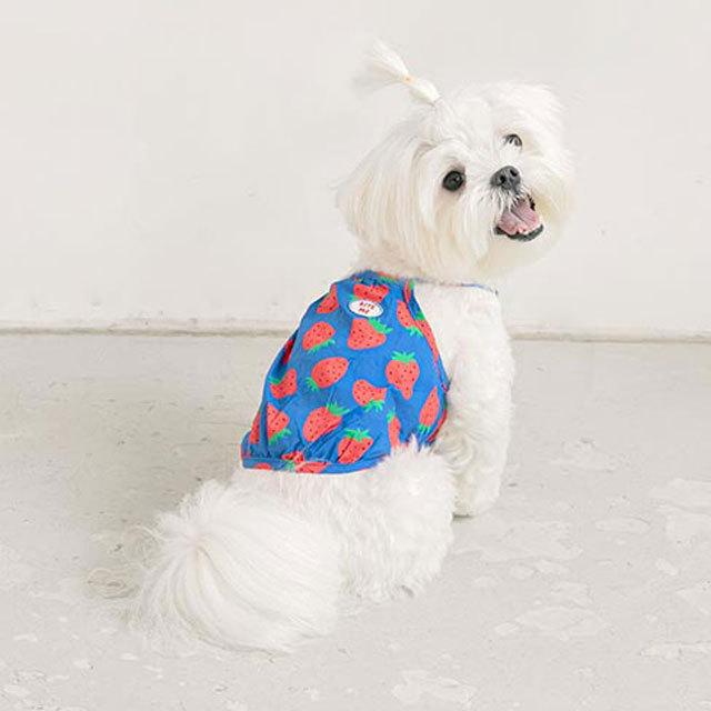 犬 服 洋服 犬の服 かわいい 可愛い おしゃれ いちご イチゴ 苺 biteme