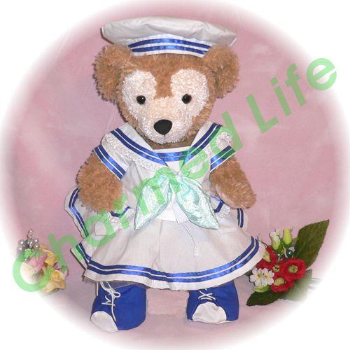 ぬいぐるみ ダッフィー 服 コスチューム フリル付きセーラー服 研究生 衣装 S Sサイズ 43cm 85 以上節約