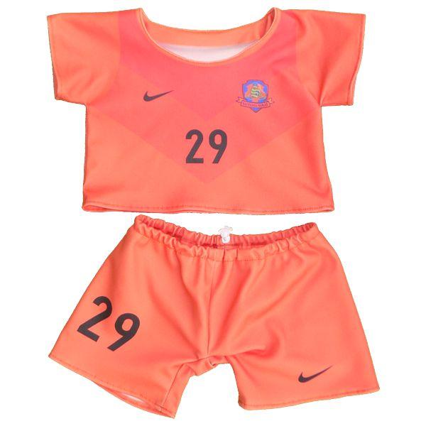 ぬいぐるみ ダッフィー 服 ユニフォーム 埼玉風 衣装 サッカー S