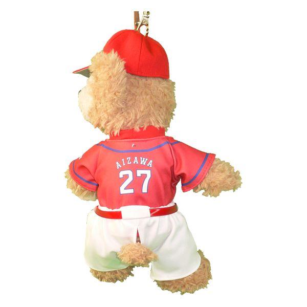 ぬいぐるみ ダッフィー 服 ユニフォーム 広島 ビジター 2014 衣装 野球 ポーチ ポーチサイズ 28cm チャームド・ライフの画像