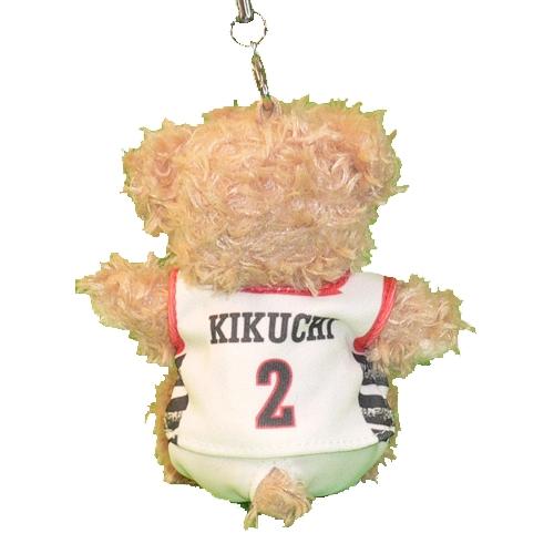 ぬいぐるみ ダッフィー 服 ユニフォーム 山形大学 バスケ 白色 衣装