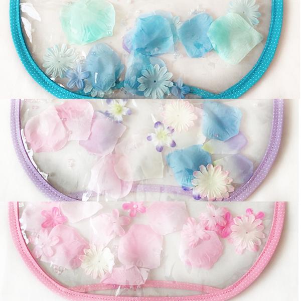 Noa*/透明ランドセルカバー(grirose グリローズ コフレパール専用)/花 