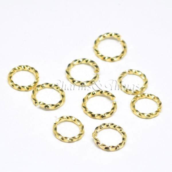 デザイン丸カン つなぎ ツイストカン 38個入り アクセサリーパーツ 真鍮製 つなぎパーツ 基礎金具 ビーズ 材料 ハンドメイド Fd503 Charms And Things 通販 Yahoo ショッピング