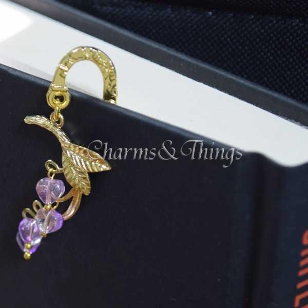 ブックマーク 花 パーツ 栞 しおり (2個入り) アクセサリーパーツ ブックマーカー パーツ ハンドメイド｜charms-things｜08