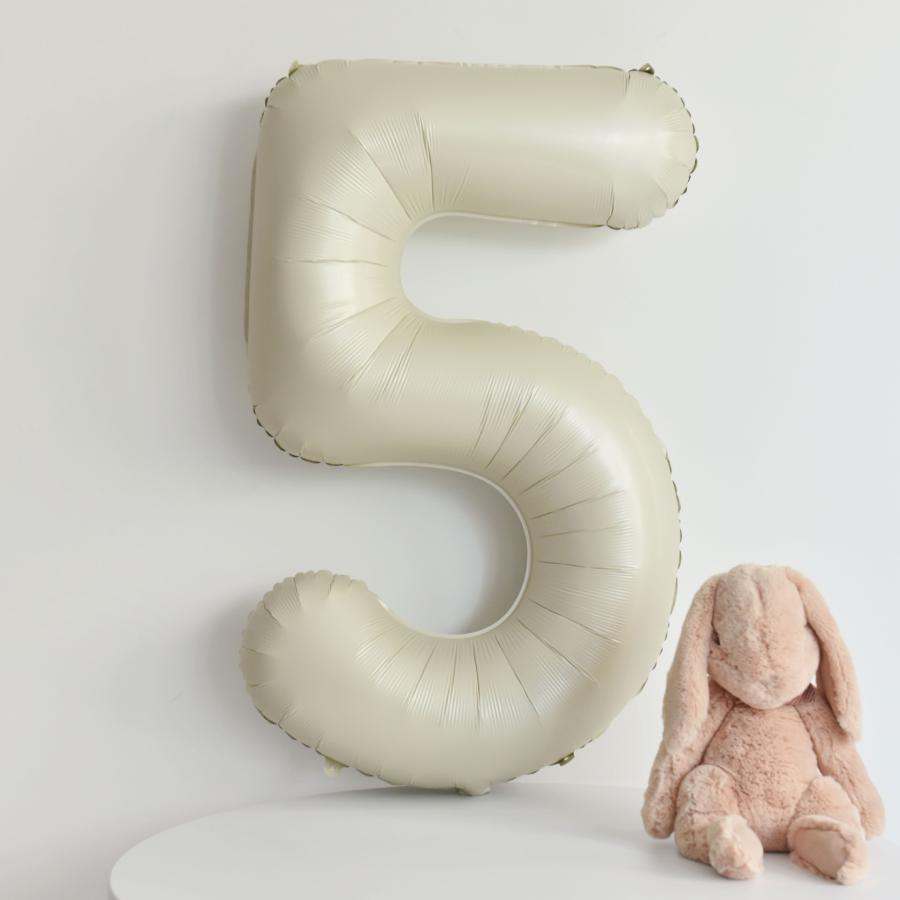 数字バルーン 風船 大きい 40インチ クリーム色 90cm 誕生日 数字バルーン 風船 大きい 40インチ クリーム色 90cm 誕生日