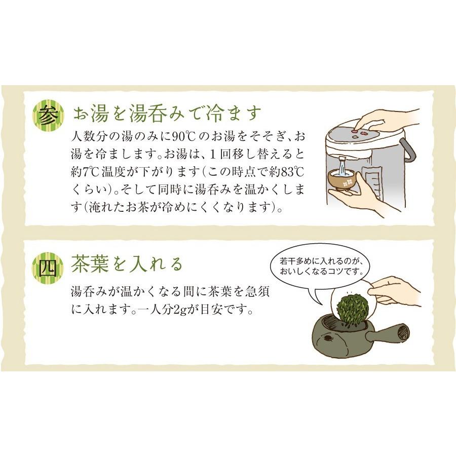 新茶 お茶 深蒸し茶 静岡産 最高級深蒸し茶 手摘み きわみ メール便 送料無料 当店最高峰の銘茶 静岡茶 深むし茶 ギフト いなば園｜chashoan｜11