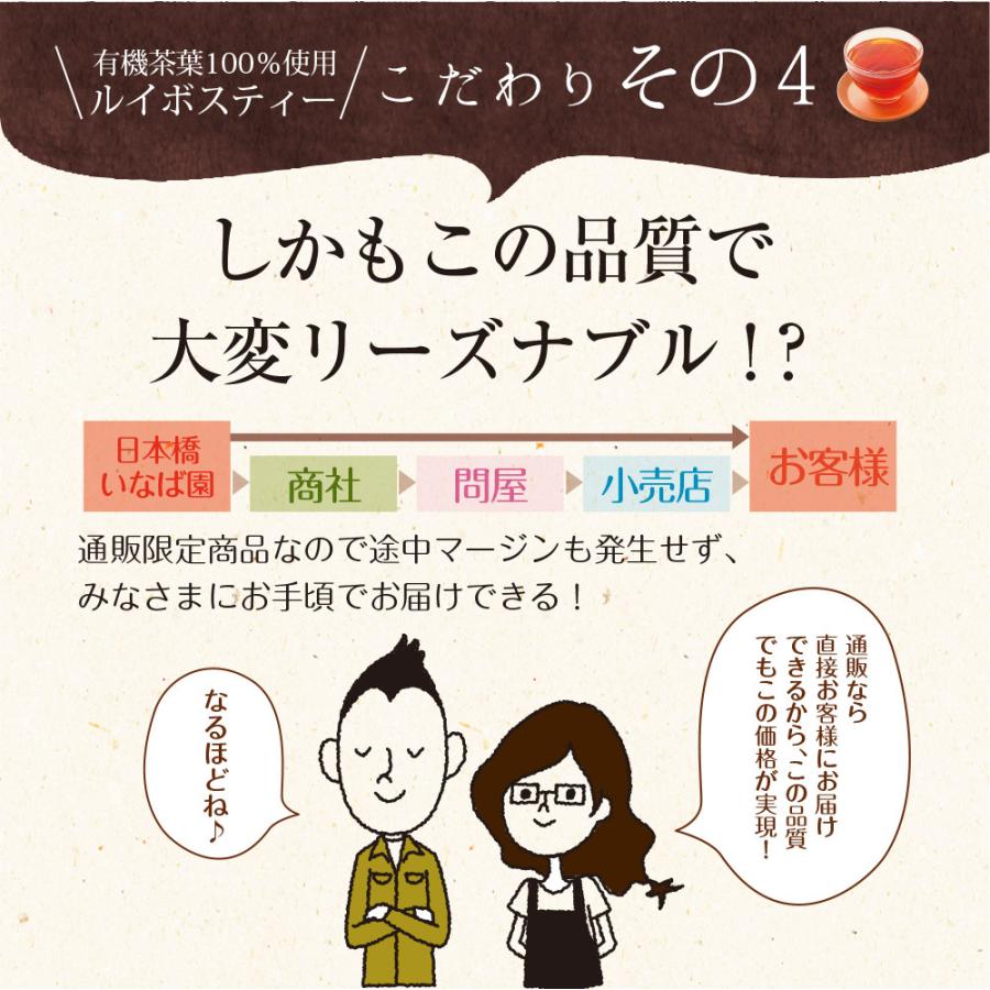 ルイボスティー ペットボトル プレミアムルイボスティー 500ml×24本 1ケース 送料無料 有機茶葉100％ 妊婦 授乳 マタニティ ルイボス茶 健康茶 ダイエット｜chashoan｜13