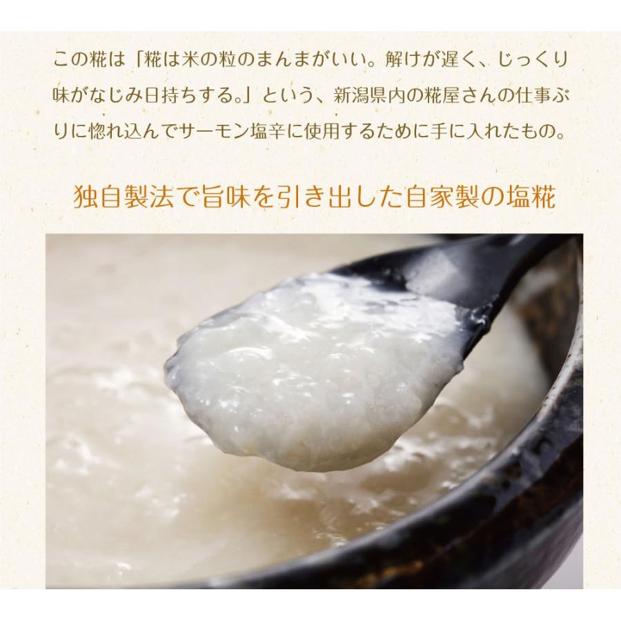 サーモン塩辛 ロング瓶 2本セット 送料無料 お取り寄せグルメ 塩辛 新潟 三幸 プレゼント ギフト｜chashoan｜08