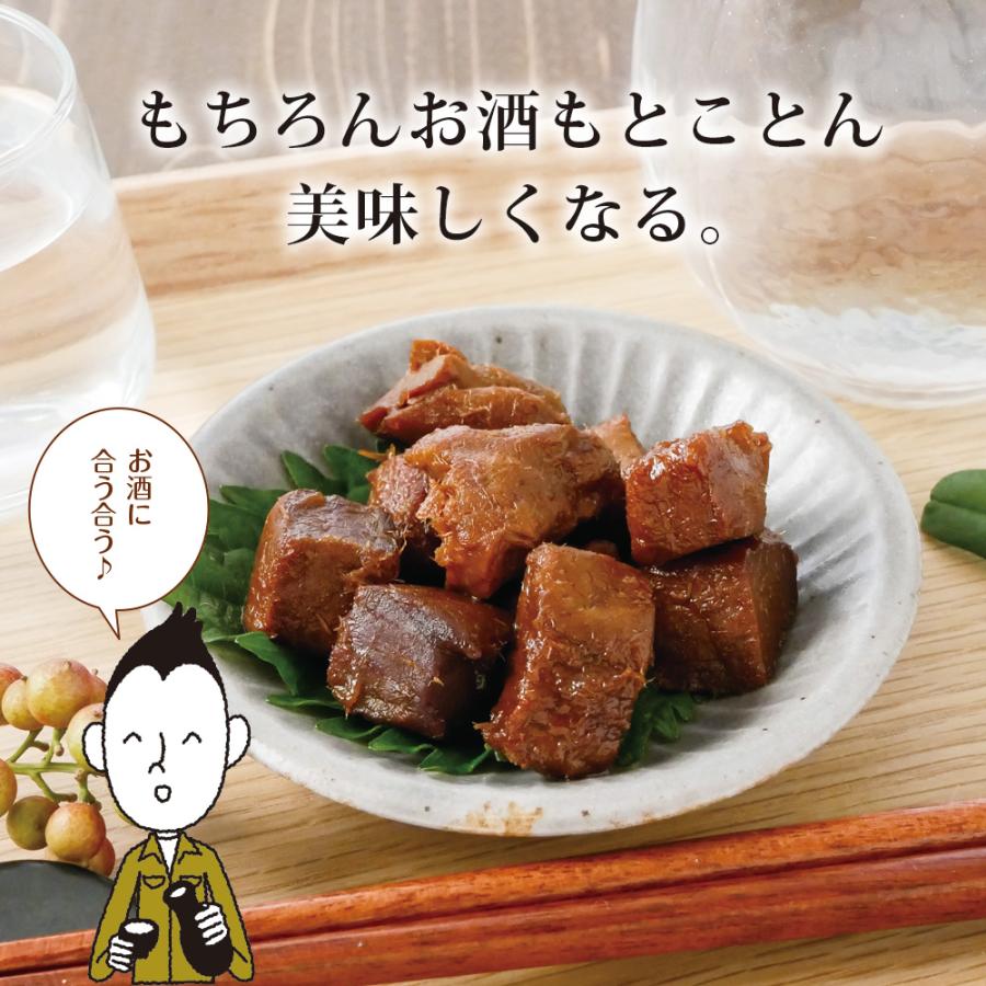 まぐろ角煮 130g メール便 送料無料 国産素材厳選 鮪角煮込鮪角煮、まぐろ佃煮 マグロ ごはんのおとも おかず お取り寄せグルメ｜chashoan｜10