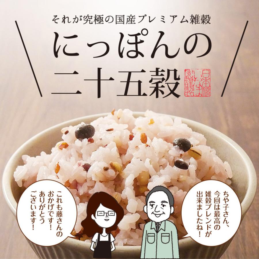 雑穀米 雑穀 国産 にっぽんの二十五穀 450g もち麦 国産 九州産 送料無料 パック おにぎり ごはん お米 無添加 食物繊維 ダイエット 健康 腸活 時短 調理｜chashoan｜11