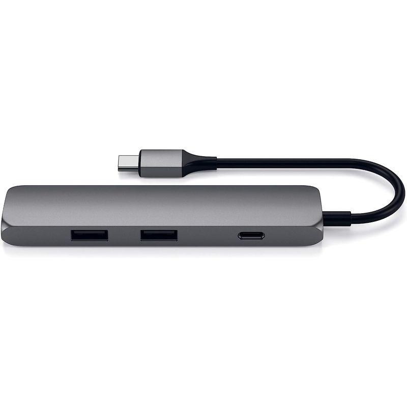 Satechi スリム アルミニウム Type-C マルチ アダプター 4K HDMI USB3.0 (スペースグレイ)｜chatan｜05