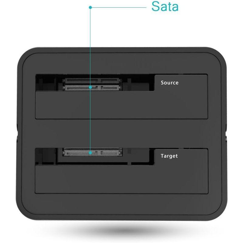 WAVLINK HDDスタンド mac Ｍ1対応 USB 3.0 SATA 2.5/3.5インチHDD SSD SATA対応のオフラインクロ｜chatan｜10