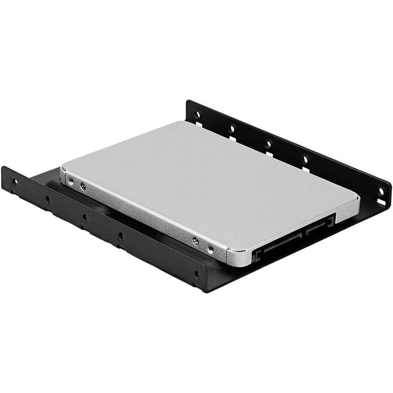 オウルテック 2.5インチHDD/SSD用→3.5インチサイズ変換ブラケット ネジセット付き(ミリネジ×4、インチネジ×4) ブラック OW｜chatan｜04