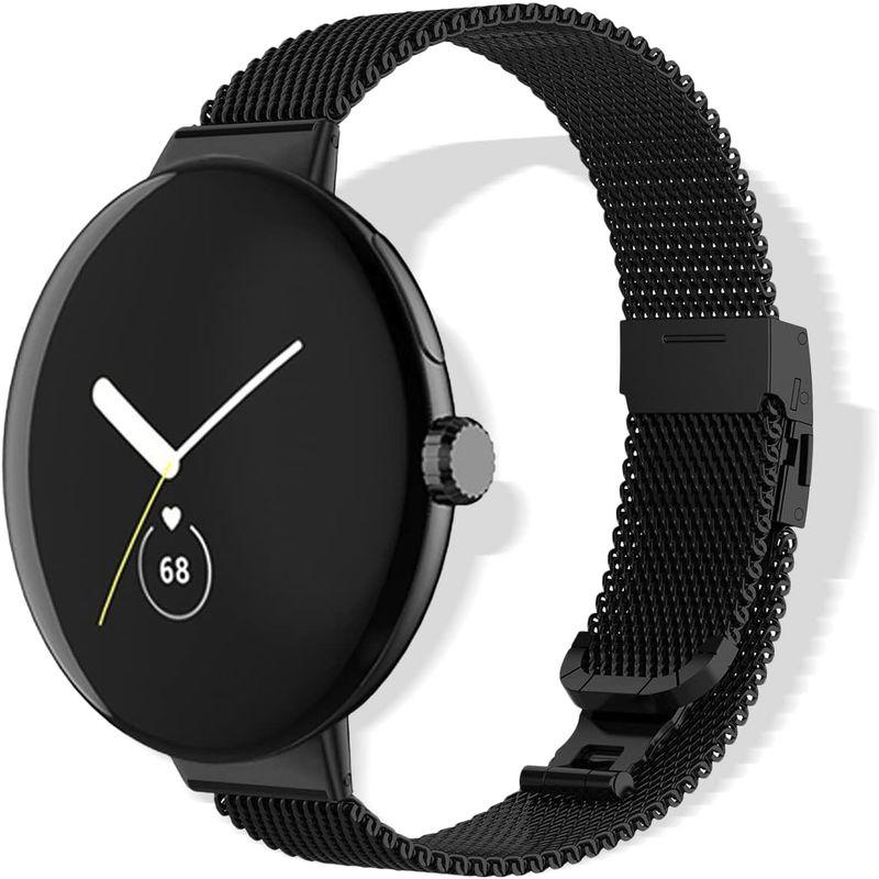 RoSoki Google Pixel Watch 対応 バンド ステンレスチール 金属バンド 交換バンド 替えストラップ 防錆 ステンレス｜chatan｜03