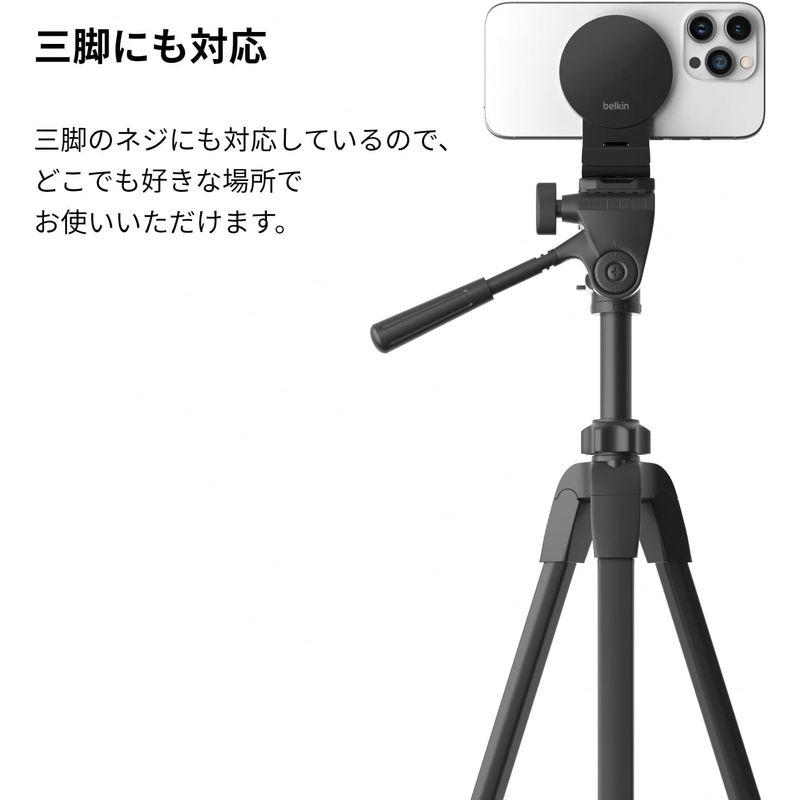 Belkin iPhone MagSafeマウント Mac連係カメラ対応 iMac/デスクトップ/外付けディスプレイ ブラック MMA007｜chatan｜08