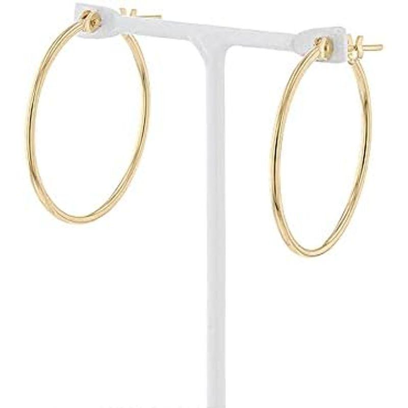 エステール ESTELLE K18 イエローゴールド フープピアス(L) 0202-1788-0011-0000 ESTELLE K18 イエローゴールド フープピアス