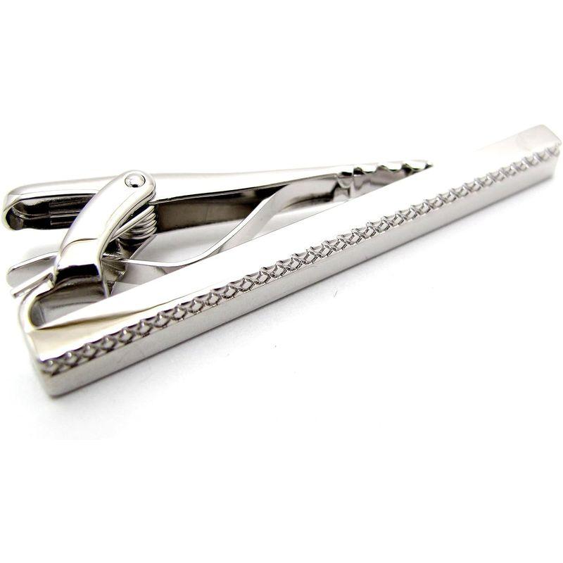 タテオシアン (TATEOSSIAN) グリッド タイバー (ロジウム) タイピン タイクリップ ネクタイピン シンプル おしゃれ さりげな TATEOSSIAN グリッド タイバー ロジウム タイピン タイクリップ ネクタイピン シンプル おしゃれ さりげな