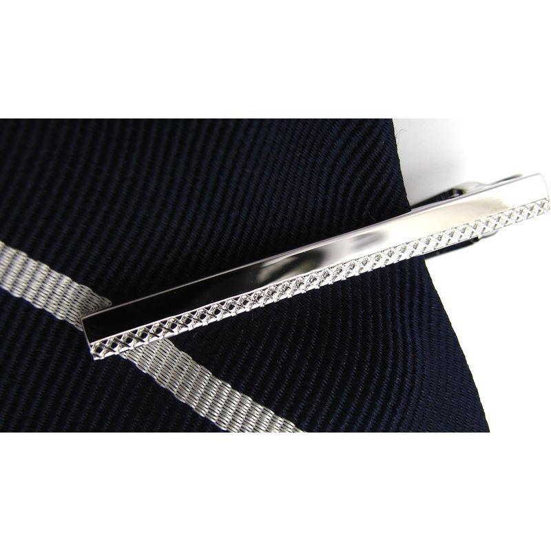 タテオシアン (TATEOSSIAN) グリッド タイバー (ロジウム) タイピン タイクリップ ネクタイピン シンプル おしゃれ さりげな TATEOSSIAN グリッド タイバー ロジウム タイピン タイクリップ ネクタイピン シンプル おしゃれ さりげな