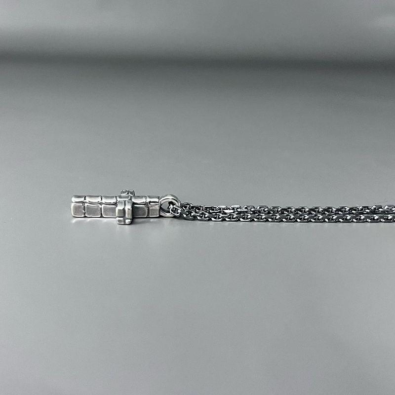 エムズコレクション クロコダイルクロスペンダントSILVER クロコダイルクロスペンダントSILVER