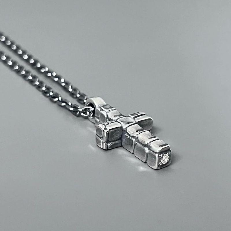 エムズコレクション クロコダイルクロスペンダントSILVER クロコダイルクロスペンダントSILVER