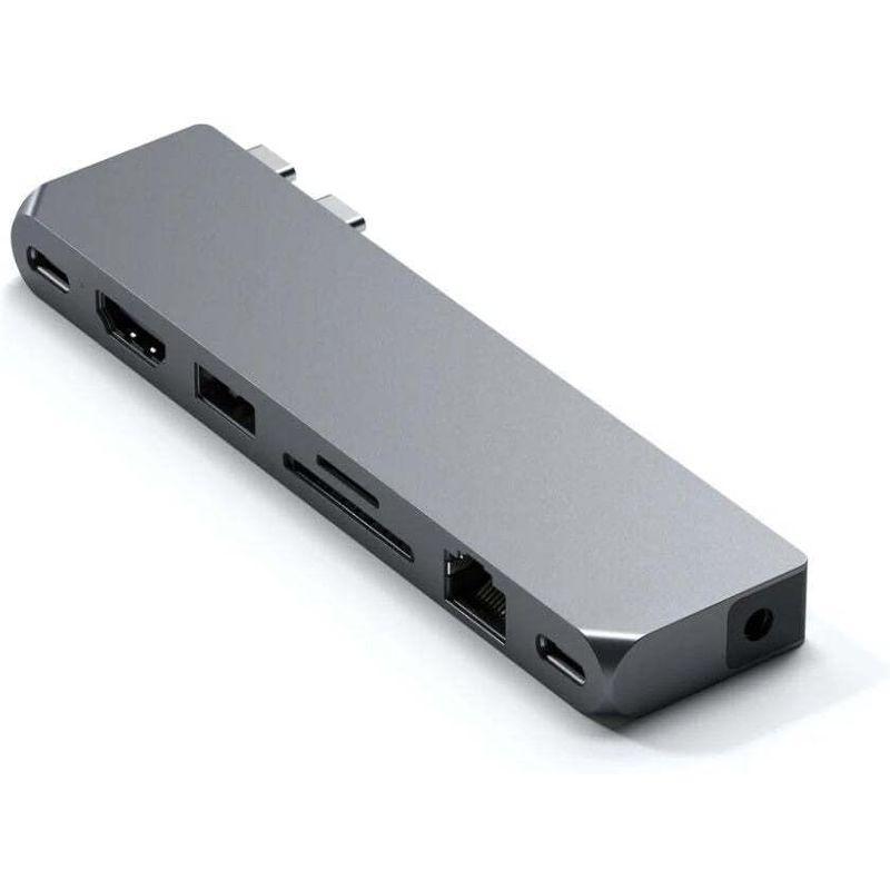Satechi USB-C Proハブ Max 8in2 (シルバー) USB4 HDMI USB-A/Cデータ イーサネット SD 音声ジ｜chatan｜09